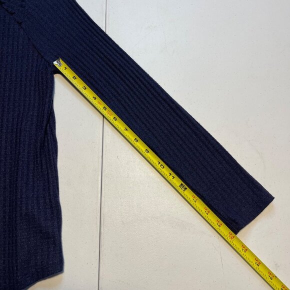 Art Class Blue Long-Sleeve Ribbed Knit Crew Neck Girls Top - Picture 9 of 9